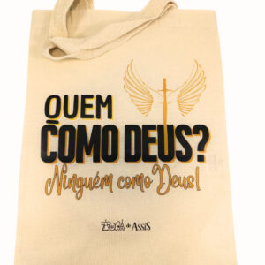 ECOBAG QUEM COMO DEUS