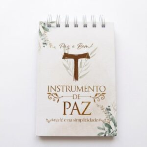BLOQUINHO CAPA DURA PAZ E BEM