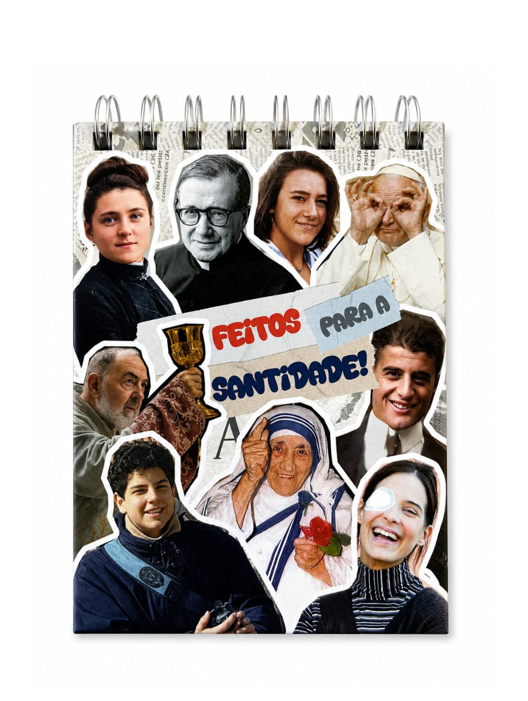 BLOQUINHO CAPA DURA FEITOS PARA A SANTIDADE