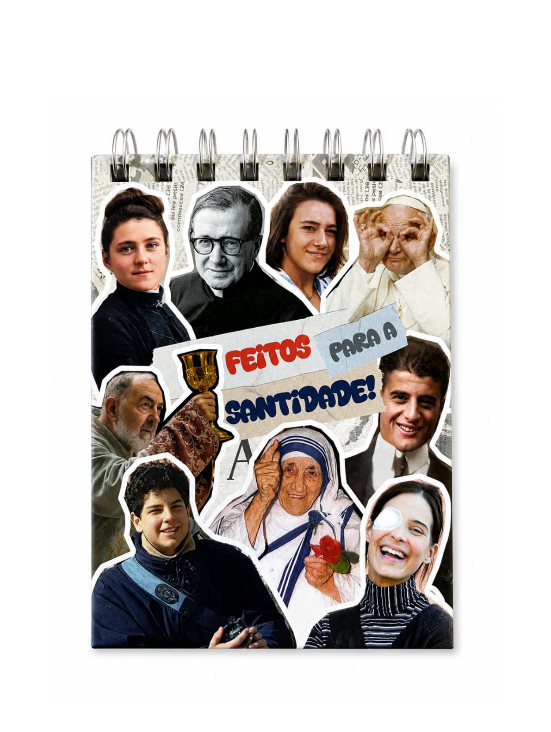 BLOQUINHO CAPA DURA FEITOS PARA A SANTIDADE