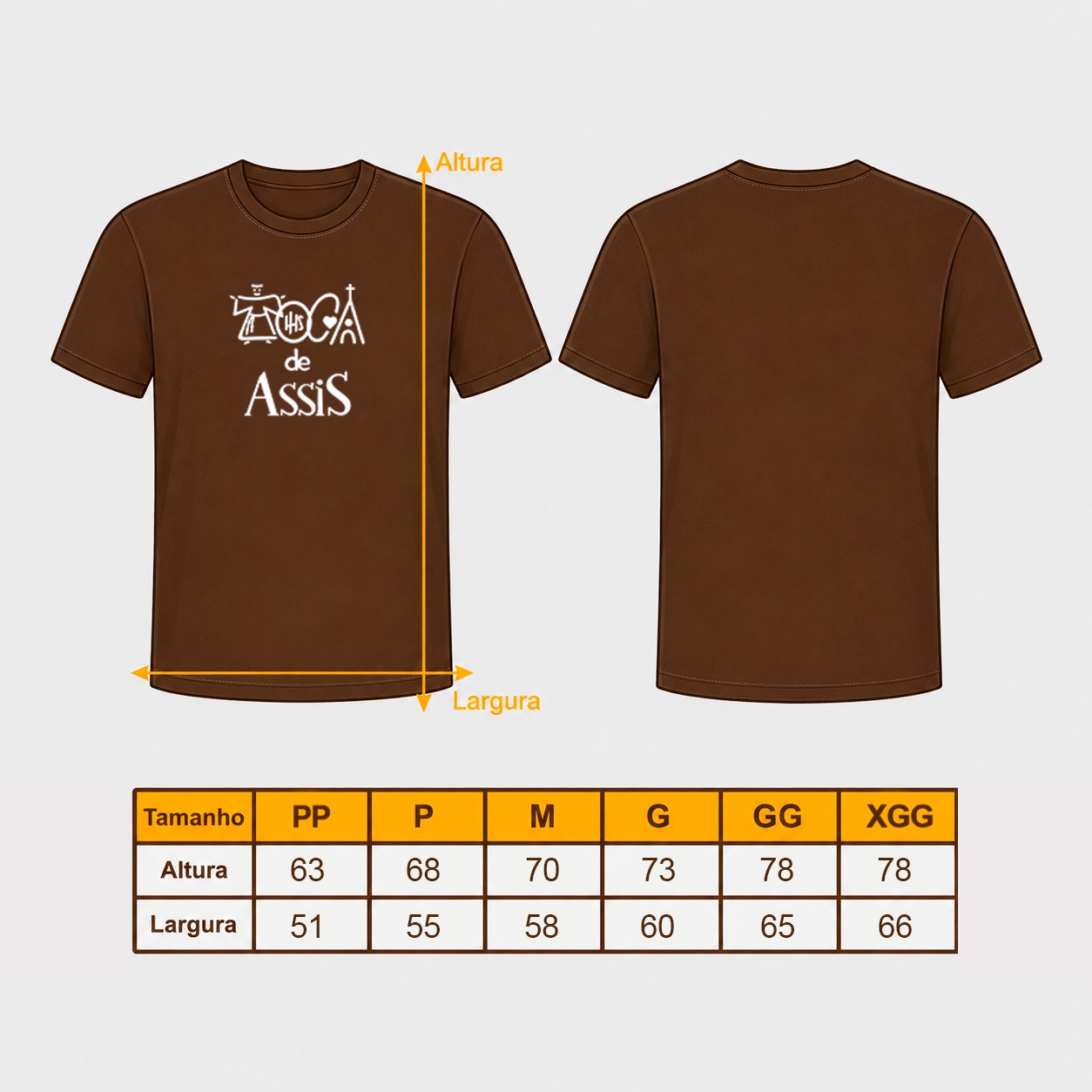 CAMISETA ORACAO DE SAO FRANCISCO - Imagem 3